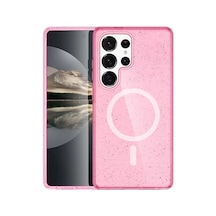 Joko Samsung Galaxy S25 Ultra Uyumlu Star Magsafe Kapak - Pembe