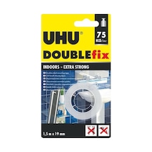 Uhu Doublefix Güçlü Çift Taraflı Montaj Bandı 1,5m X 19mm