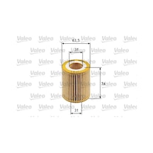 VALEO 586510 YAĞ FİLTRESİ OPEL ZAFIRA B 1.9 CDTI-ASTRA H-VECTRA C