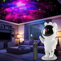 Castu Msz-003 Astronot Gece Lambası Astronot Projektör Gece Lambası Uzaktan Kumandalı Çok Renkli Nebula Gece Lambası Yıldızlı Gece Lambası Zamanlayıcılı Gece Projektörü Diğer