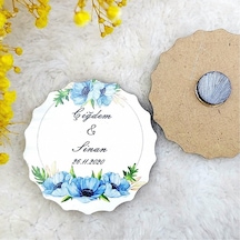 Ahşap Nikah Buzdolabı Magnet 04(30 Adet)