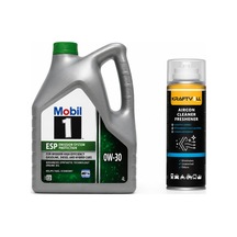Mobil 1 Esp 0w-30 Tam Sentetik Motor Yağı 4 L + Klima Bombası 200 ML