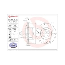 2 Adet Fren Dıskı Mercedes C Serı W204 On Sport A2044210912 A2044212712 A2044212812 A2044213612