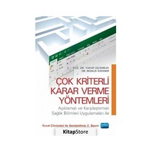 Çok Kriterli Karar Verme Yöntemleri  - Yakup Çelikbilek  - Nobel Akademik Yayıncılık