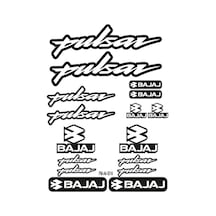 Pulsar Bajaj Motosiklet Çoklu Sticker Seti 01