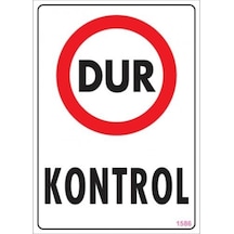 Pvc Levha Quot;Dur Kontrolquot; 25*35 Cm
