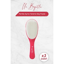 Nascita Professional Üç Boyutlu Açma Tarama Saç Fırçası Pembe 4190 X 3 Adet 0
