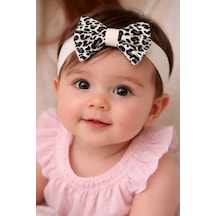 Leoparlı Bandana 6130 Beyaz Beyaz