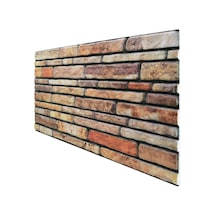 5 Adet X Kesme Taş Desenli 3D Strafor Köpük Duvar Kaplama Paneli (446785888)