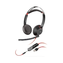 Plantronics Blackwire C5220 Kulak Üstü Çağrı Merkezi Kulaklığı
