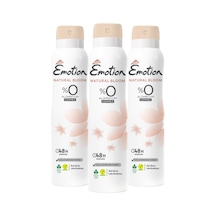 Emotion Natural Bloom Kadın Sprey Deodorant 3 x 150 ML