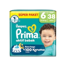 Prima Aktif Bebek Süper Paket 6 Beden 38'li - 5 Adet Tarı 5 - 6 Numara