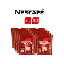 Nescafé 3ü1 Arada Original Çözünebilir Kahve 10 X 10'lu Paket - 10x17,5g Diğer