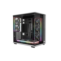 Strong Vhagar 8x 120mm Argb Fanlı Kumandalı Gaming Akvaryum Siyah Kasa Powersız