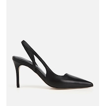 Hotiç Kadın Deri Kırmızı Sivri Burunlu İnce Topuklu Stiletto