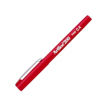 Tilibra Artline 200n Fine Keçe Uçlu Yazı Kalemi Uç:0,4 Mm, Kırmızı