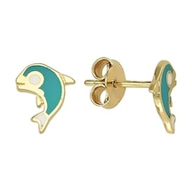 Goldkupe 14 Ayar Altın Balık Küpe 0,93 Gr-927