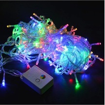 8 Foksiyonlu 10 Metre 100 Ledli Fişli Led Dekor Lambası Animasyonlu Rekli Yılbaşı Ağacı Işığı
