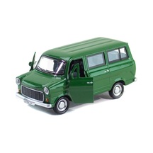 Metal Ford Çiçek Abbas Çek Bırak Oyuncak Minibüs Yeşil 13 Cm