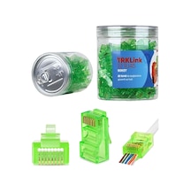 Trklink Ez Rj45 Rj45 Konnektör Yeşil 100 'lü Paket
