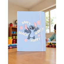 Keskin Color Lisanslı Stitch Don't Beach Worry Happy 80 Yaprak A5 Defter