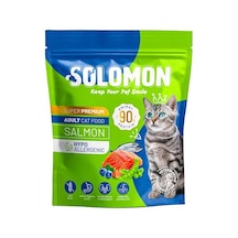 Yetişkin Somon'lu Süper Premium 1,5 Kg Somonlu Kedi Sı - Hipoalerjenik - Düşük Tahıllı - Yüksek Hayvansal Protein Oranlı - Tüy Dökülme Engelleyici - Kolay Sindirilebilir - Kuru Kedi Sı 100 G