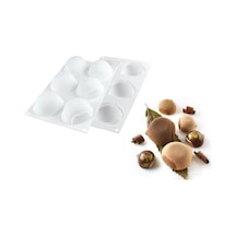 36.241.87.0065 Silikomart Marron Glace 110 Silikon Kalıp Kahverengi