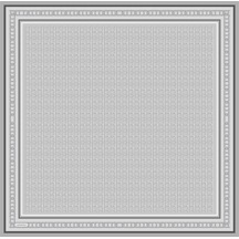 Armine Soyut Desenli Saf İpek Sura Eşarp -9301d - 90 X 90 / Gri - 37 Gri - 37
