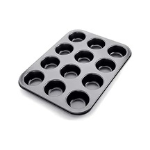 Li Muffin Ve Fırın Tepsisi Yapışmaz Metal Kek Kalıbı 12 Gözlü Muffin Kabı Cup Cake Pişirme Tepsisi Fırın Uyu Çok Renkli