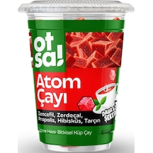 Otsa Atom Bitkisel Küp Çay Bardak 170 G.