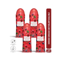 Maxrosa Kırmızı Orman Meyveleri Duş Jeli 600 Ml X 4 Adet Kırmızı Meyve