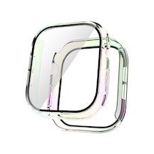 Watch 10 42mm Sert Pc Kasa Electroplatink Çerçeveli Ekran Koruyucu Ogaa Watch Gard 36 - Colorful Diğer