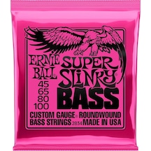 Ernie Ball 2834 Super Slinky Round Wound Bas Gitar Teli (45-100)