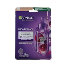 Garnıer Pro-retinol Kağıt Yüz Maskesi 29 G - Kırışıklık Karşıtı Bakım 3'li Ekonomik Paket - 3 A Tarı
