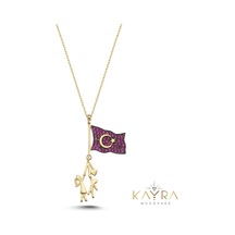 Ay Yıldız Altın Kolye Ak10