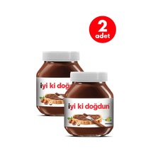 Kakaolu Fındık Kreması 750 G 2 Adet- İyi Ki Doğdun Etiketli