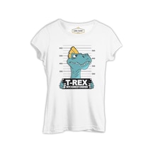 Wanted - Trex Beyaz Kadın Tshirt 001 Wanted - Trex Beyaz Kadın Tshirt 001