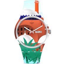 Swatch A City of A Hundred Names Unisex Kol Saati SUOZ719