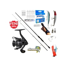Okuma Revenger Rv-3000a 210cm 20-40gr Double Black Rapala Maket Balık Spin Olta Takımı Seti