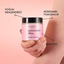 Çilek & Shea Body Butter/yoğun Vücut Nemlendiricisi 100 Ml