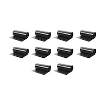 Endüstriyel Jumbo Boy Siyah Çöp Torbası Poşeti - 700 Gr. - 90 Litre - 80 X 110 Cm / 10 Adetlik 10 Rulo 53302876