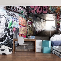 Graffity Yazılı Tünel Duvar Kağıdı