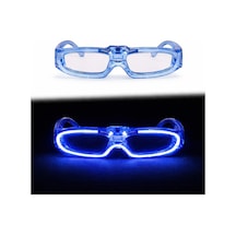 Mi Led Işıklı Parti Gözlüğü 3 Modlu Glow & Gece Eğlence Gözlüğü