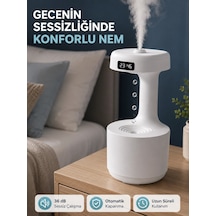 Ultrasonik Hava Nemlendirici 800 Ml Aromaterapi Difüzör Ters Su Damlası Efektli Çok Renkli