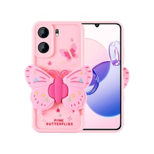 Xiaomi Poco C65 Kılıf Kamera Korumalı Figür Tasarımlı Kapak Kapya