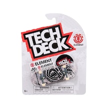 Tech Deck Element Siyah Beyaz Logo Grafik Parmak Kaykay