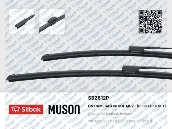 Silecek Süpürgesi Takım 700/300 Mm Aerotwın Renault Clıo V 2019 Sb2812p