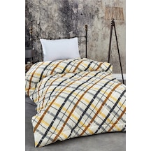 Komfort Home Tek Kişilik Baskılı Pamuklu Silikon Yorgan + Yastık (524987536)