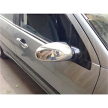 Ford Focus 1 Uyumlu 1998-2005 Krom Ayna Kapağı 2 Parça Paslanmaz  Çelik