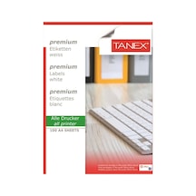 Laser Etiket Tw-2612 105 X 48 Mm 1 Paket